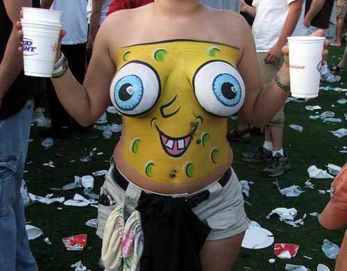 Funny Body Painting