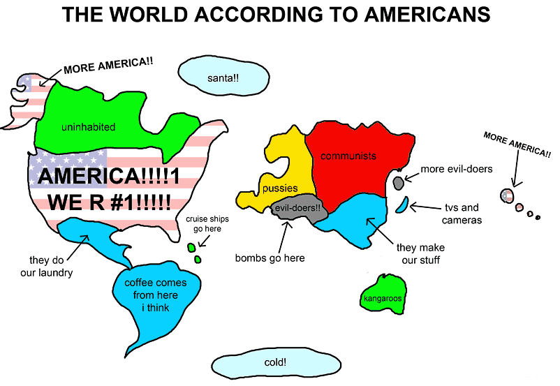 world map funny