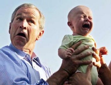 Bush with Baby