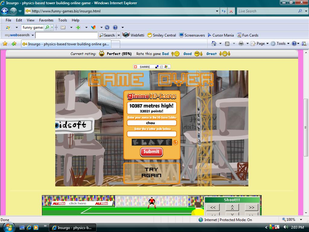 Click the spacebar Click the spacebar
