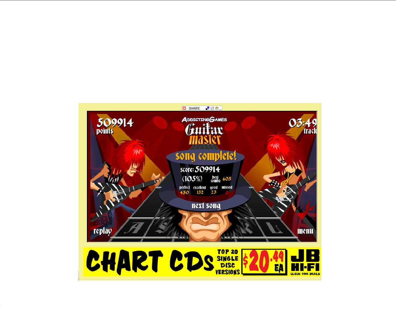 Guitar Master play Guitar Hero online on