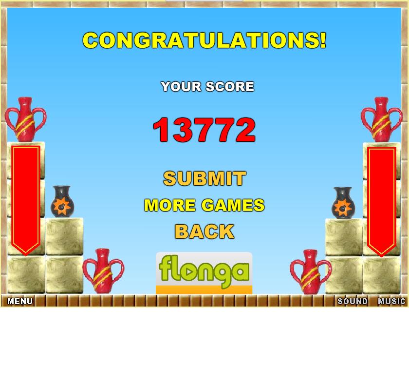 Vase Breaker break all vases through all 50 levels in this game