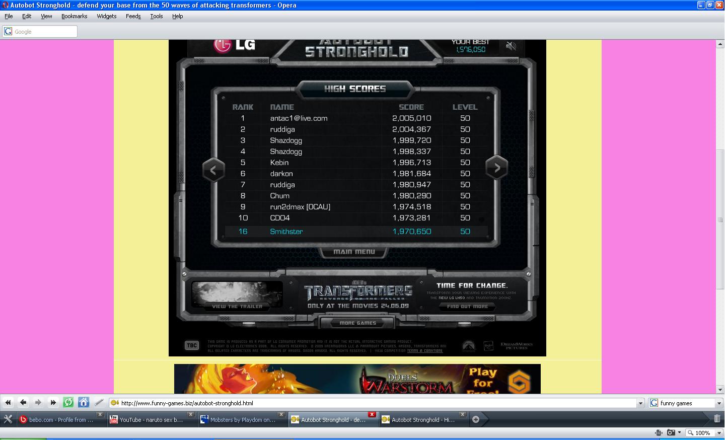 Autobot Stronghold defend your base from the 50 waves of attacking