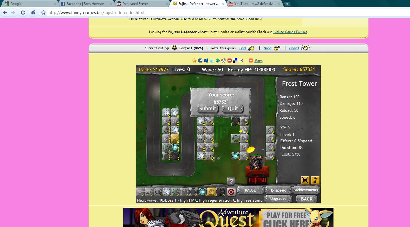 Fujitsu Defender - Free Online Games GameFools