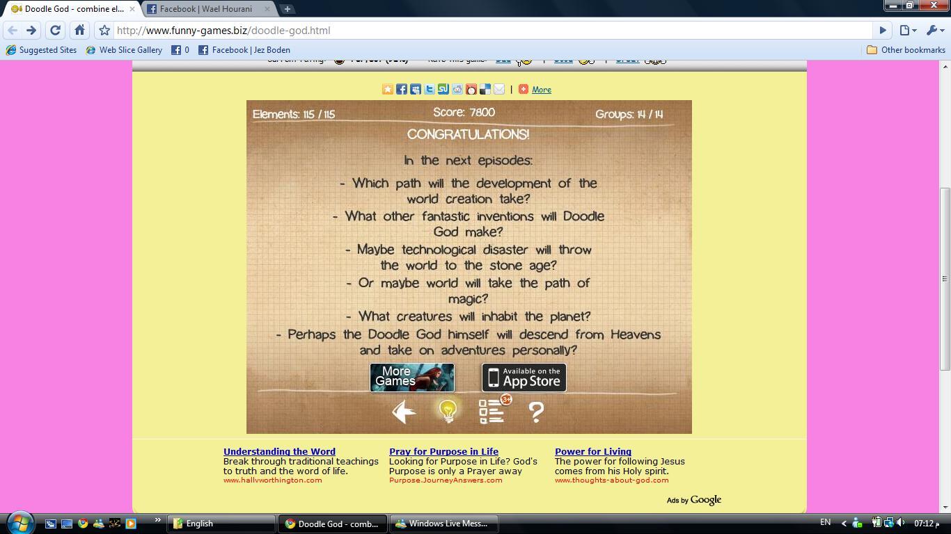 Doodle God combine elements and recreate the world as we know it