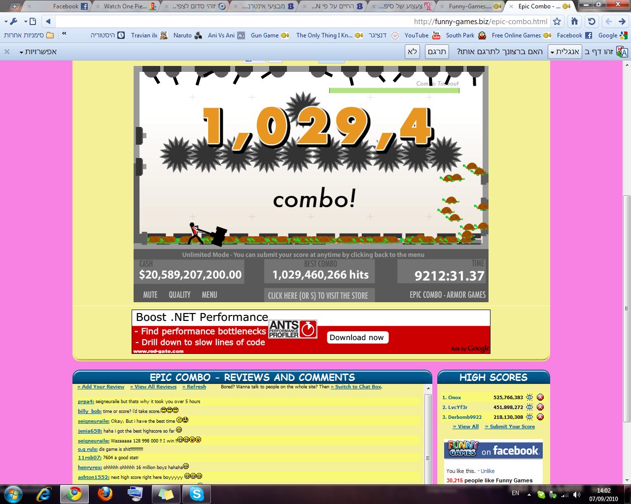 Epic Combo earn 10000 combo as fast as you can in this fun game