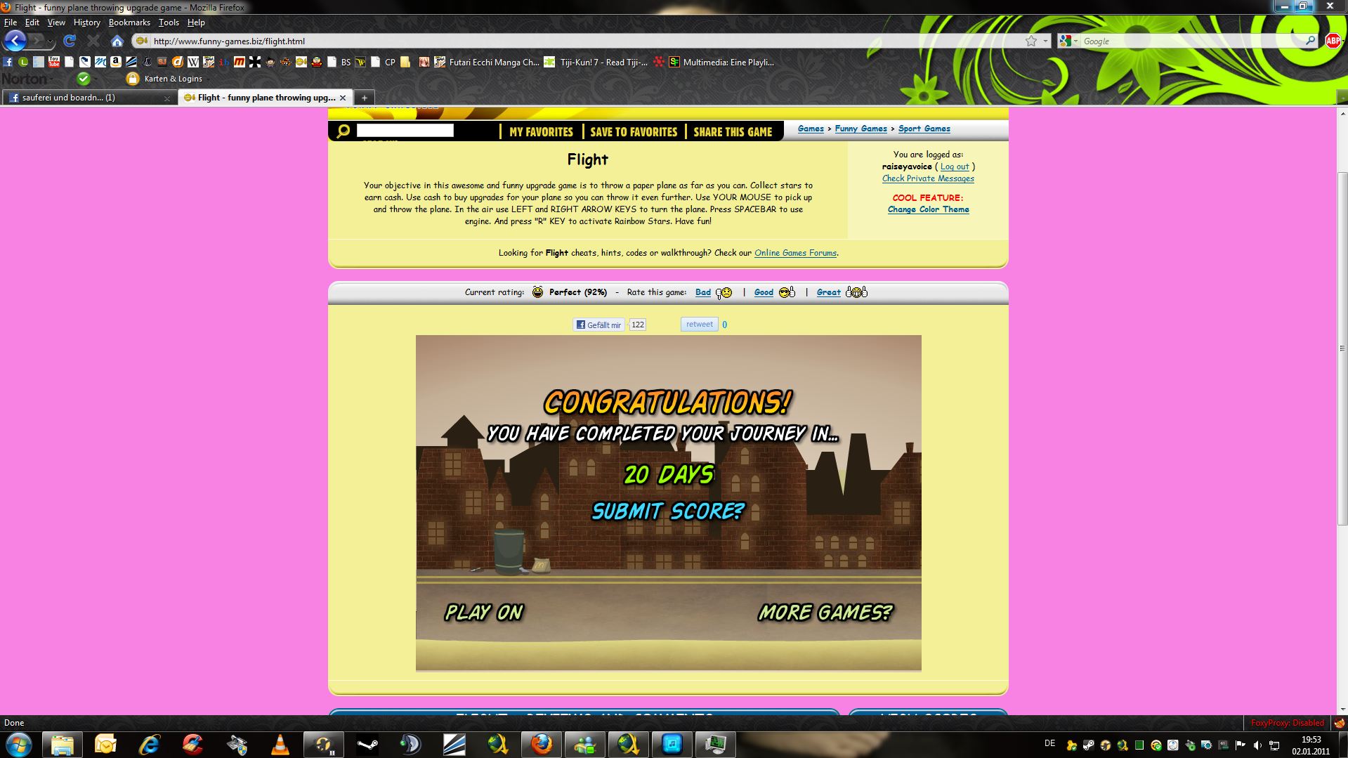 High Score Screenshot High Score Screenshot