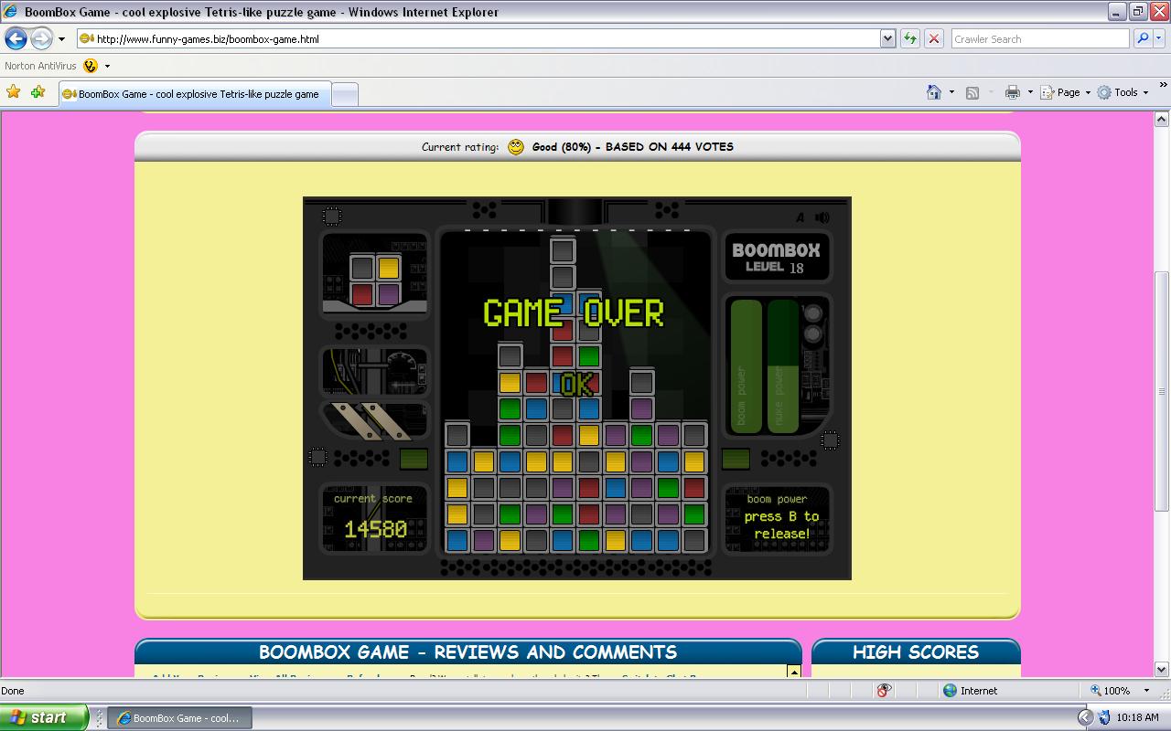 BoomBox Game cool explosive Tetrislike puzzle game