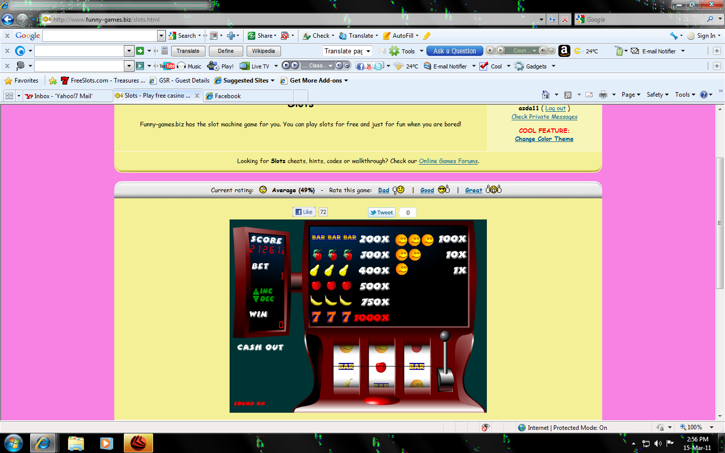 Free roulette game just for fun