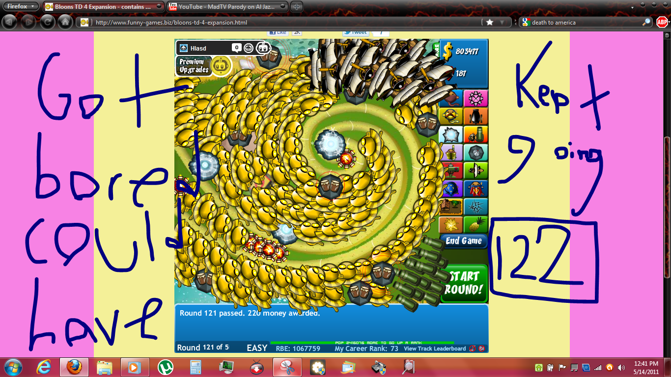 Bloons Tower Defense 5 Hacked