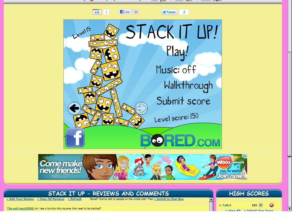 Stack it Up build up crazy block towers in physics game