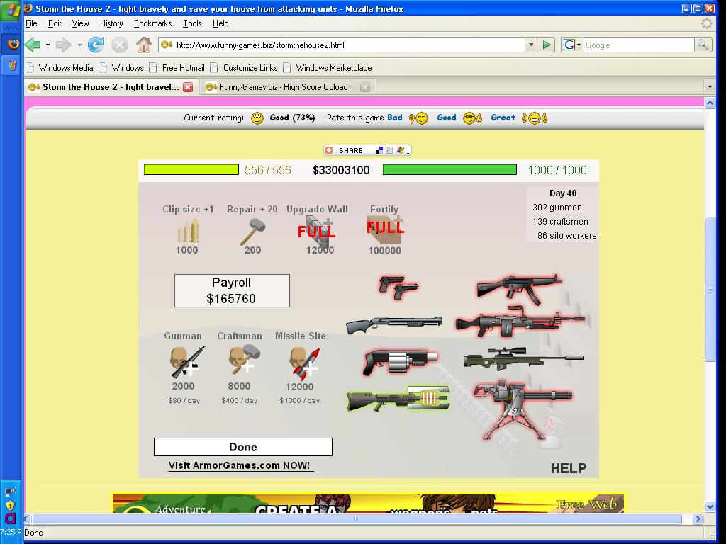 Storm The House 2 Cheats
