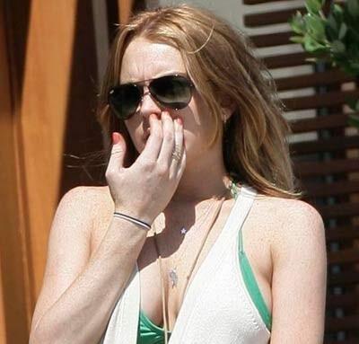 Lindsay Picking Nose picture