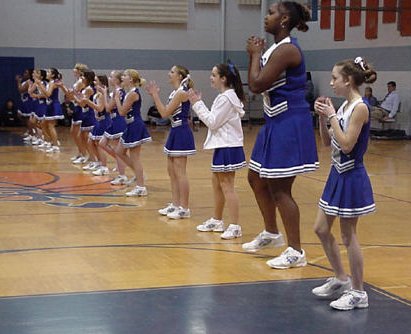 Huge Cheerleader picture