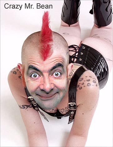 Crazy Mr Bean picture