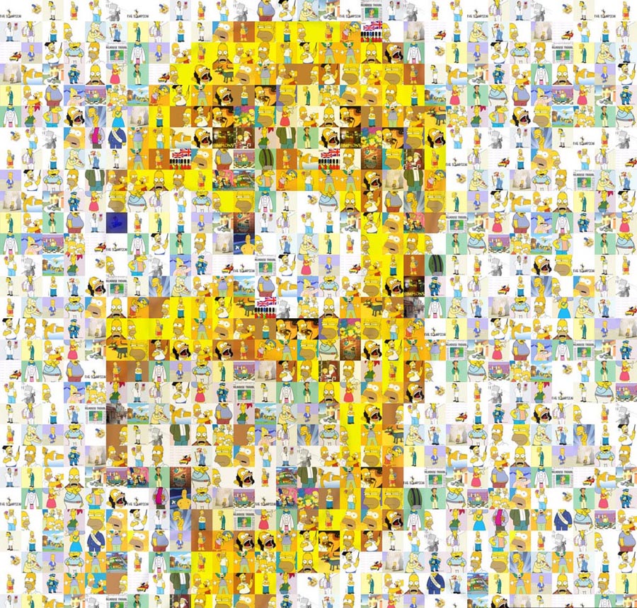 Homer Mosaic picture