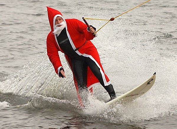 Sporty Santa picture