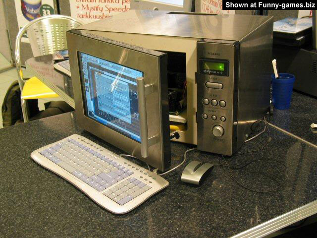 Microwave computer picture