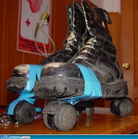 Homemade Roller-Skates picture