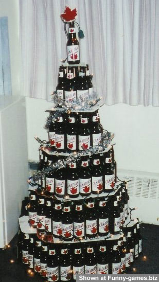 Beer Xmas Tree picture