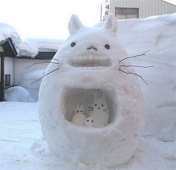 Furry Snowman picture