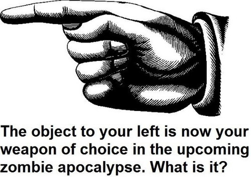 Your Weapon in the Zombie Apocalypse picture