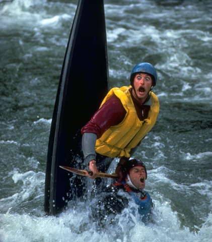 Canoeists Scared Faces picture