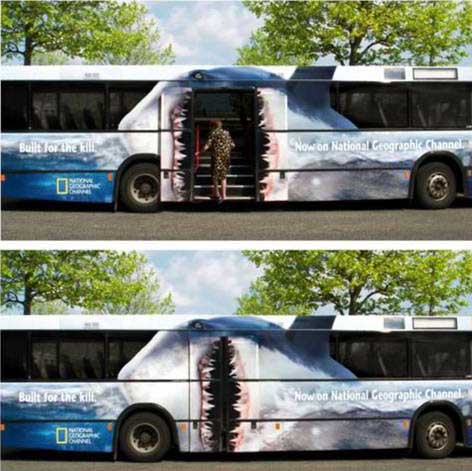 Cool Bus Advertisement picture