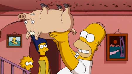 Homer And Spiderpig picture