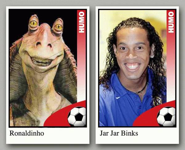 Ronaldinho And Jar Jar picture