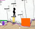 little stick man in this flash animation
