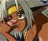 from the anime Outlaw Star is taking it in all holes