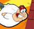 angry chubby fat people launching game