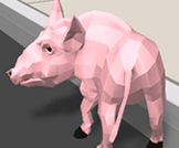 Explore the city as pig, Grand Theft Auto piggy style!