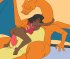 Be the director of this love making between a trainer and her pet.