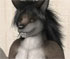 horny wolf masturbates in this 3d adult game