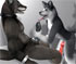 three horny furries making it out