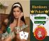straight poker undressing beautiful dark-haired