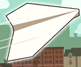 Throw your paper plane as far as possible