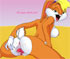 nasty bear fucks her from behind. Sex parody