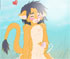 horny tiger releases his cum