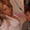 boy is staring at girl's big breasts