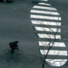 footprint shaped zebra crossing