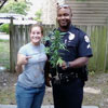 happy b-day lady, here is present from the police department