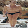 Funny fat pictures schwarzenegger sunbathing on the beach