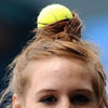 this girl loves tenis