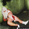Funny pictures of santa after christmas party