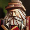 a face made of books. Cool picture