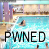 Funny people pics hasty pool jump