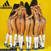 Funny soccer pics sweet asses posing for adidas